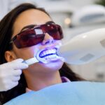 Professional Teeth Whitening Work at a Dentist